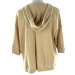 J.Jill NEW Pure  Custard Yellow Soft Cotton Hoodie Sweater Size XLP XL Petite Top Photo 3