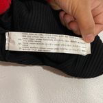 ZARA  Black Ribbed Scoop Neck Bodysuit Women’s Size L Photo 7