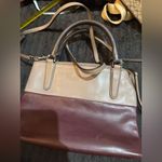 Coach  Leather Satchel - two purple shades Photo 7