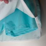 Nike Golf Skort Athletic Skirt Dri-FIT Geometric Print Light Blue White L Photo 2