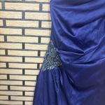 Eliza J . Purple One Shoulder Satin Dress Size 6 Photo 4