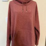 Nike Therma Fleece Funnel Neck Maroon DM1621-652 Cowl Large Sweater Pullover Photo 2