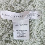 Altar'd State Light Green Fuzzy Oversized Sweater Size Small Soft Green Sweater Photo 6