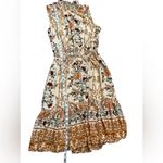 Nanette Lepore Floral smocked mock neck Dress Photo 3