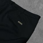 Karl Lagerfeld | Black Ankle Crop Dress Pants Trousers with Gold Detail Size 12 Photo 4