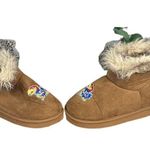 Jayhawks Kansas University College Faux Fur & Suede Boots Women Sz XL Photo 1