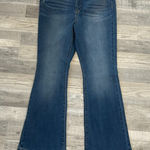 Crown & Ivy NWT High Rise Flare Women's Jeans Stretch, Medium Wash D19 Blue Size 14 Photo 0