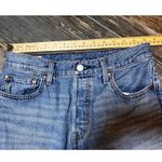 Levi's Premium 501 '90s Button Fly Jeans W27 L32 High Rise Straight Leg Baggy Photo 5