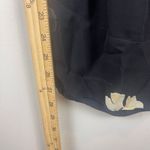 Ganni Georgette Pants Women 34 Black Floral Chiffon Tie Waist Pull On Sheer Boho Photo 9