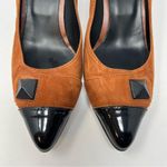 Tod's Brown/Black Suede and Patent Leather Pumps Womens Size EU 39 / US 9 Photo 5
