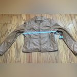 Bongo - Women's Brown Leather Jacket Size XL/EG Photo 8