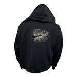 Nike Shirt Womens Small Black Dri Fit Graphic Half Zip Training Hoodie Workout Photo 4
