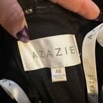 Azazie  Black Sheath Off-The-Shoulder Corset Velvet Convertible Dress Photo 3