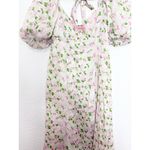 LPA Revolve Hartley Midi Dress Size Medium Floral Puff Sleeve Coquette Feminine Photo 9