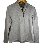 The North Face Crescent Shawl Toggle Button Sweater Women's Size XL Gray Photo 0