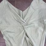 Cotton Emporium NWOT Mint Green Twist Back Sweater Women’s Large Photo 4