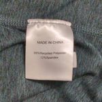 Quince Flowknit Pullover Crew Heather Green Crewneck Pullover Sweatshirt XS Photo 4