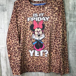 Disney  Minnie Mouse Large Animal Print Long Sleeve Shirt with Minnie Mouse Shirt Photo 0