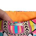 Mara Hoffman Parrot Tropical One Piece Swimsuit Size Large Cutout Pink Yellow Photo 11