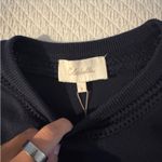 Cleobella  Navy Knit Top Size Small  Photo 2