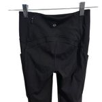Lululemon  Black Soul Training 7/8 Length Luxtreme Fabric Size 2 Running Leggings Photo 6