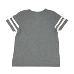 Majestic MLB Atlanta Braves Women's V-Neck Short Sleeve T-Shirt in Gray, Large Photo 1