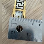 Avon Ladies Watch Vintage Rectangular Dial Two Tone Geometric Bangle Bracelet Photo 6