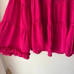 Andrée  by Unit Fuchsia Boho‎ Ruffle Tiered Peasant Blouse Size M Photo 4