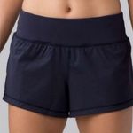 Lululemon  Final Lap Shorts Size 4 Navy Blue Photo 0