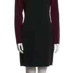 Diane Von Furstenberg dian von furstenberg Mini Dress Women 4 Black Purple‎ NEW Business Formal Work Photo 0