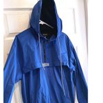 OSTOO Blue Lightweight Anorak Hoodie Windbreaker Jacket Women's Size L Size L Photo 5