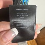 Bebe  Dress Women M Blue Leopard Lace Trim Long Sleeve Y2K Going Out Club Ruched Photo 12