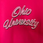 Champion NWT  Powertrain Hot Pink OU Ohio University Back Cut Out Shirt Medium Photo 2