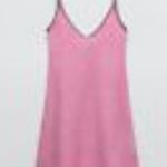ZARA  ALPACA WOOL DRESS WITH BEADED STRAPS SIZE M PINK  9598/166 Photo 1