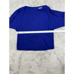Diane Von Furstenberg  DVF Royal Blue‎ Dolman Sleeve Top Blouse Size S Photo 2