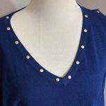 Thalia Sodi Blue V-Neck Sweater with Stud Accents Photo 1