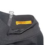 Alice + Olivia Mock Neck Wool Blend Pleated Skirt Black Mini Dress Photo 3