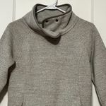 prAna  NWT thermal threads tunic jacket sweatshirt grey size XS kangaroo pocket Photo 6