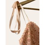 Majorelle  Revolve Ellington Peach Lace Tie Strap Coquette Midi Dress Size M Photo 5