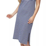 Three Dots  Kay Stripe Tank Dress Size Large‎ New with Tags Photo 0