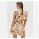 MINKPINK Zahari Mini Floral Dress Size Small A-Line Fit-n-Flare Sundress Ruffles Photo 1