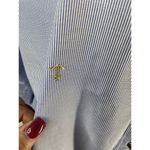 Motherhood Maternity  3/4 Sleeve Cold Shoulder Button Front Blouse Size Small Top Photo 2