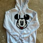 Disney Mickey Mouse White Hoodie with Mickey Photo 3