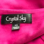 Crystal Sky Side Cut Out Zip Closure p Jumpsuit Size XS NWOT Photo 2