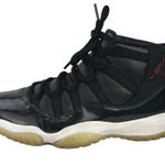 Nike  Jordan 11 Retro Black Lace Up High Top Athletic Running Sneakers Shoes 8.5 Photo 0