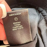 Ann Taylor Dark Navy White Tweed Vertical Stripe Pencil Skirt Size 12 Large NWT Photo 9