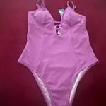 Cupshe Women's Stylish Purple Plunging Neckline One-Piece Swimsuit -  Photo 7