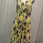 AMTIOUS light yellow floral pleated cute dress 🤍 Size L Photo 7