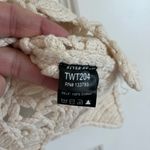 POL  Beige Crochet Tank Top Photo 3