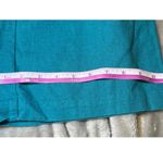 Pendleton Linen Blend Wide Leg Pants Womens 10 Teal Blue Lightweight Boho Casual Photo 10